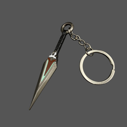 Tiny Kiriko Kunai Metal Keychain
