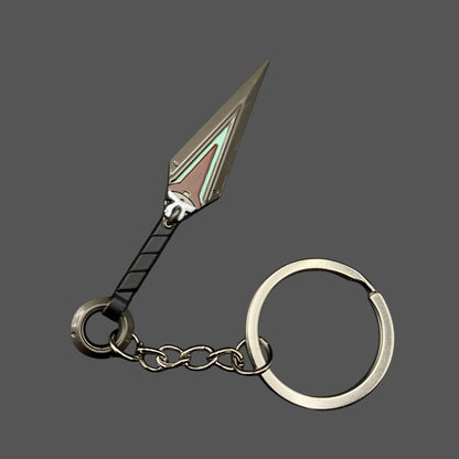 Tiny Kiriko Kunai Metal Keychain