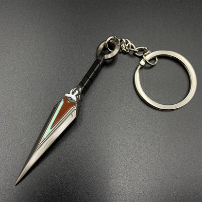 Tiny Kiriko Kunai Metal Keychain