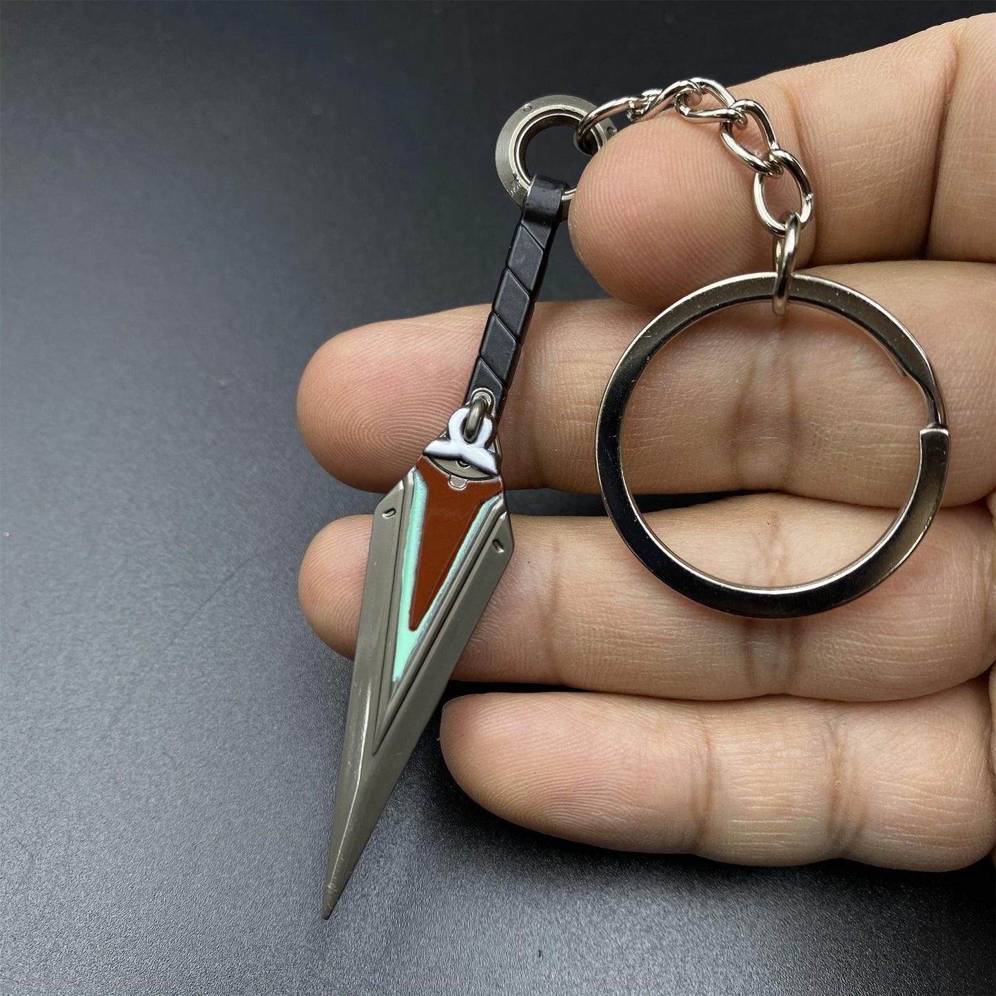 Tiny Kiriko Kunai Metal Keychain