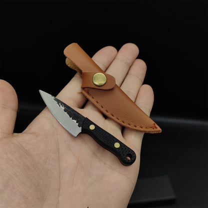 Wood Handle Mini Kitchen Knife EDC Tool Knife 5 In 1 Pack