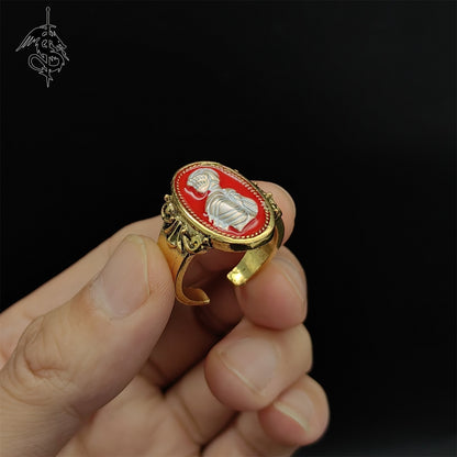 Knight's Ring Alloy Open Ring