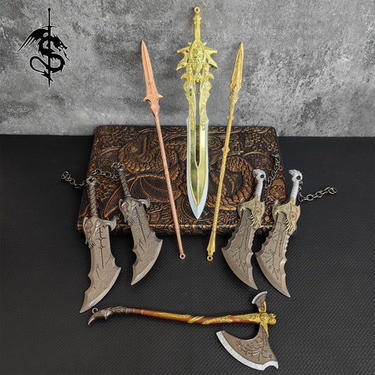 Kratos Weapons Miniature Small Metal Replica