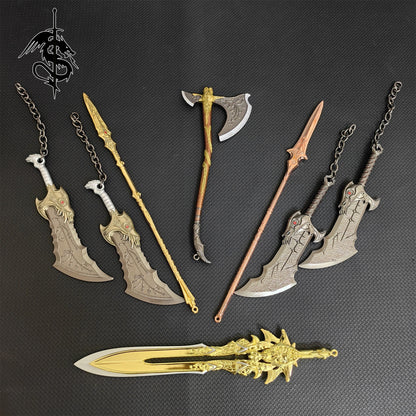 Kratos Weapons Miniature Small Metal Replica