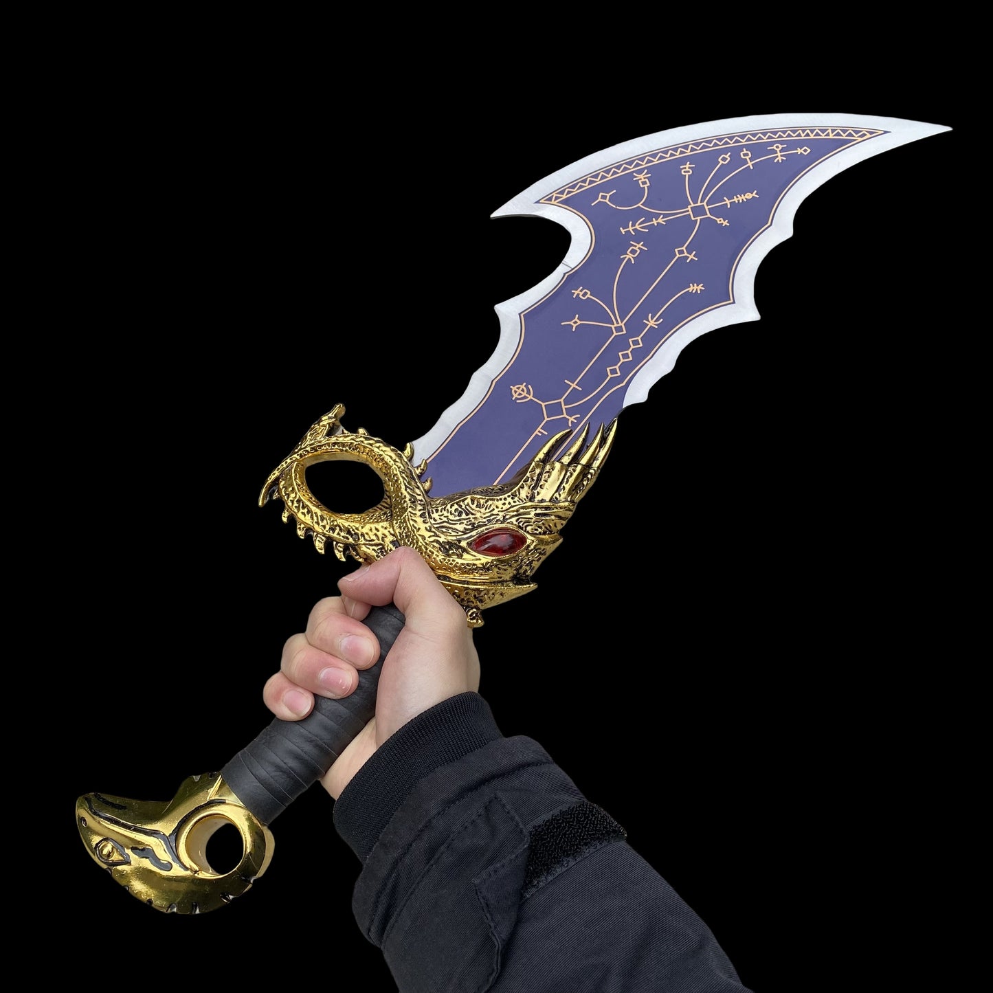 Steel Blades of Chaos Life-size Metal Replica