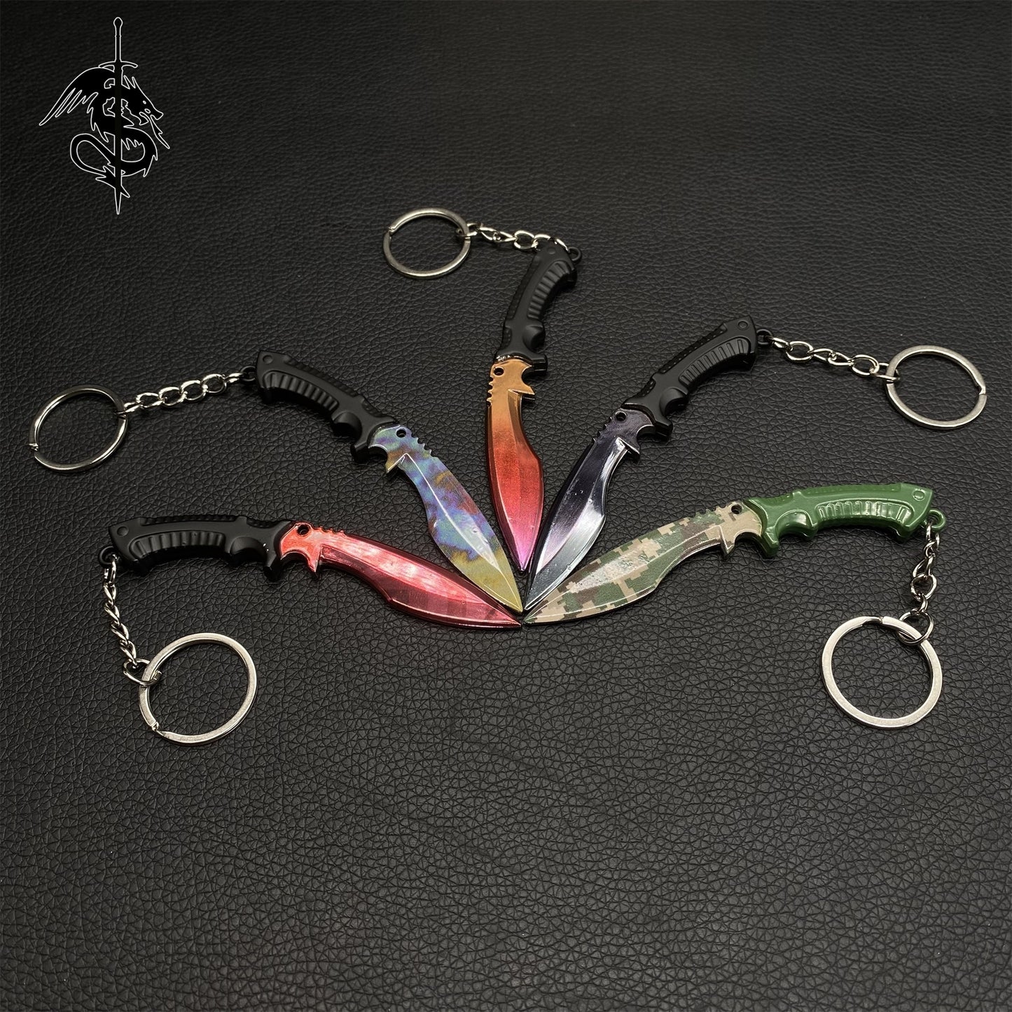 5 Optins Game Skin Mini Nepal Kukri Knives Keychains