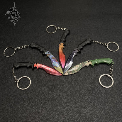 5 Optins Game Skin Mini Nepal Kukri Knives Keychains