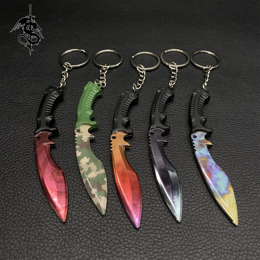 5 Optins Game Skin Mini Nepal Kukri Knives Keychains