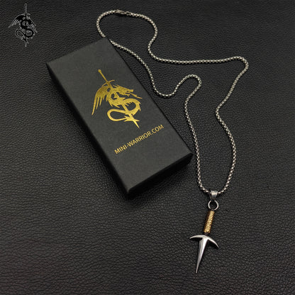 Flying Thunder God Kunai Necklace Ninja Technique Kunai Pendant 