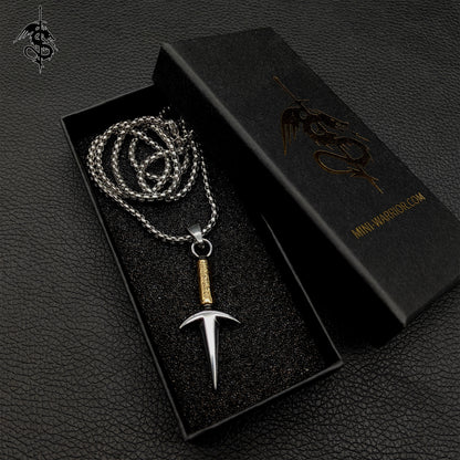 Flying Thunder God Kunai Necklace Ninja Technique Kunai Pendant 