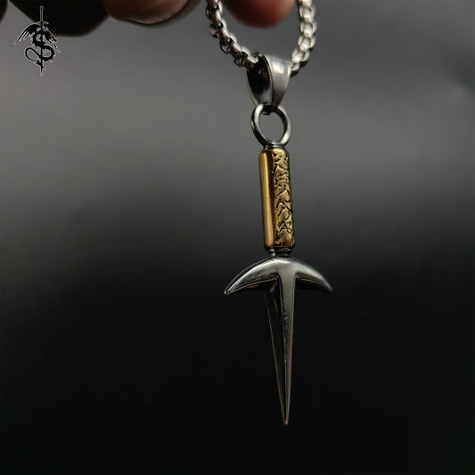 Flying Thunder God Kunai Metal Necklace