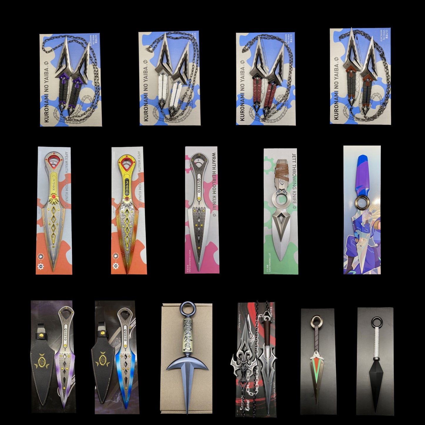 Hight-Quality Game Kunai Metal Craft For Collection