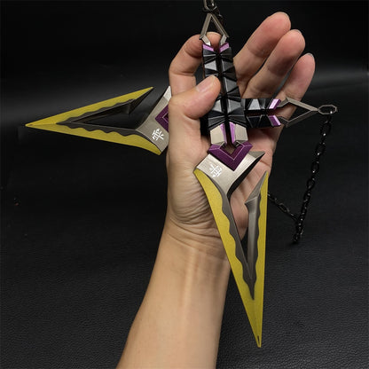 Kuronami No Yaiba Purple Melee Metal Props USA Stock