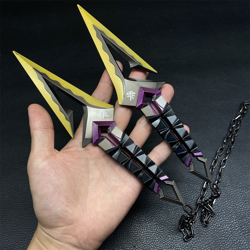 Kuronami No Yaiba Purple Melee Metal Props USA Stock