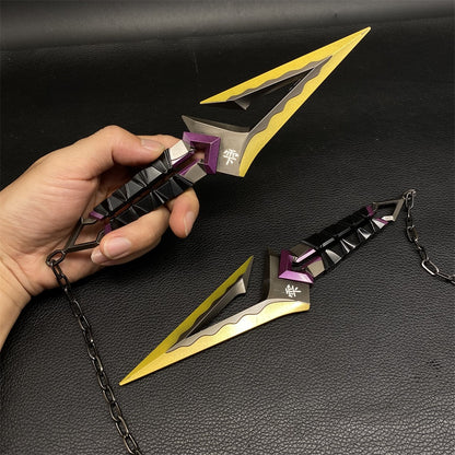 Kuronami No Yaiba Purple Melee Metal Props USA Stock
