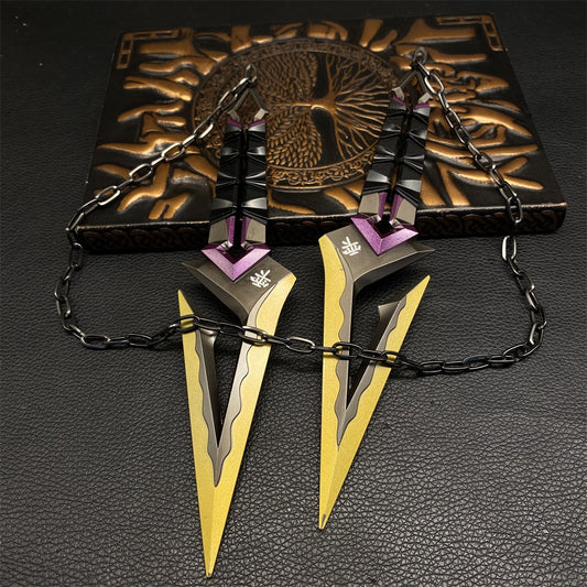 Kuronami No Yaiba Purple Melee Metal Props USA Stock