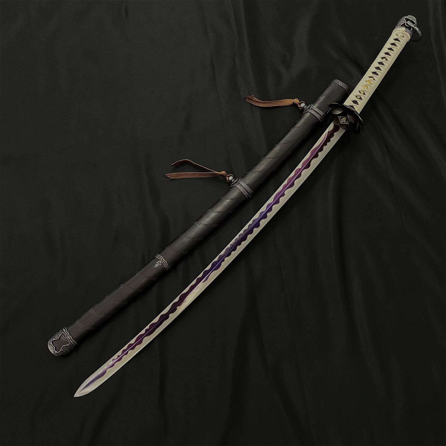 Life-Size Katana Set: Kusabimaru, Gracious Gift of Tears, Black Mortal Blade