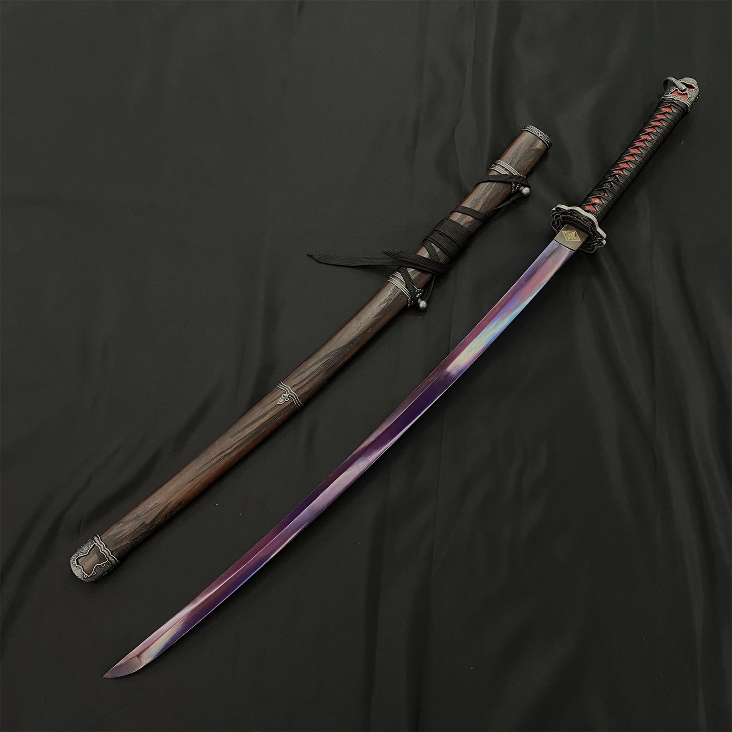 Life-Size Katana Set: Kusabimaru, Gracious Gift of Tears, Black Mortal Blade