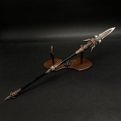 Famous Anime Guardian Of The Land Spear Metal Replica