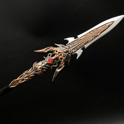 Famous Anime Guardian Of The Land Spear Metal Replica