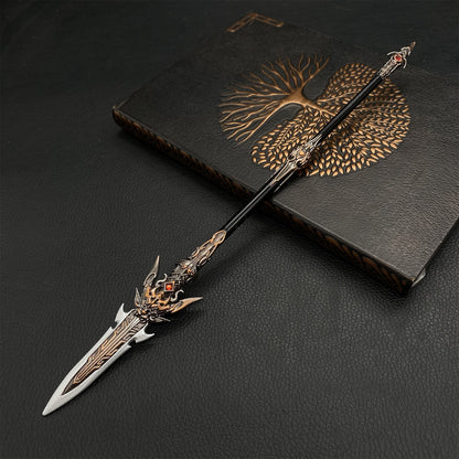 Famous Anime Guardian Of The Land Spear Metal Replica