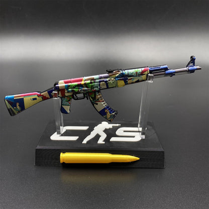 Hot Game CS2 AK47 Leet Museo Metal Replica Game Prop Collectible