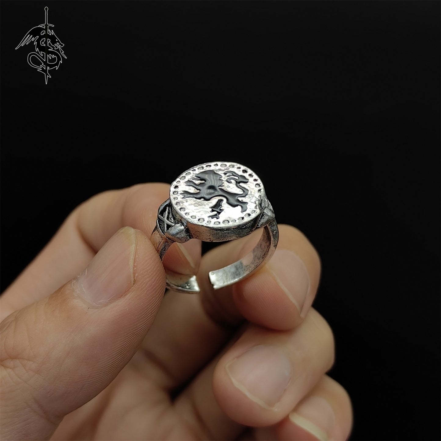 Leo Ring Alloy Open Ring Craft Replica