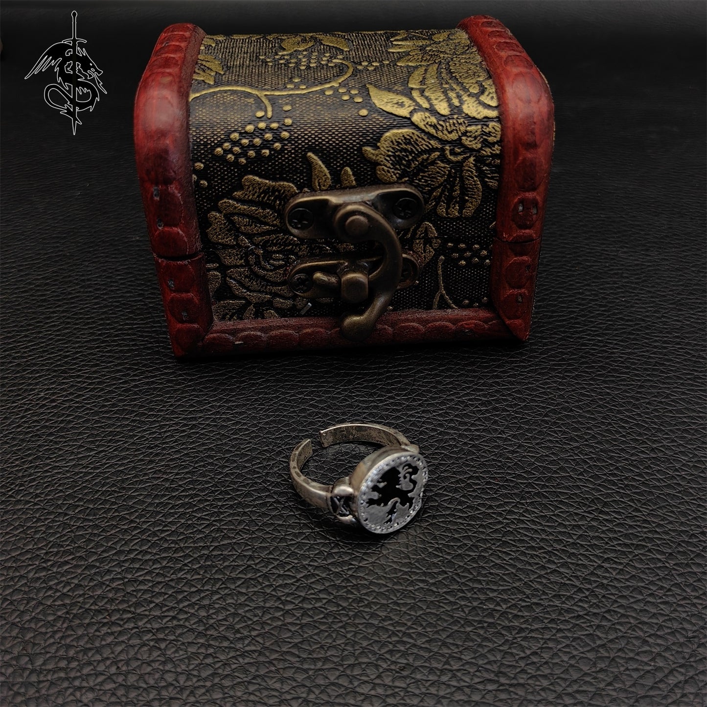 Leo Ring Alloy Open Ring Craft Replica