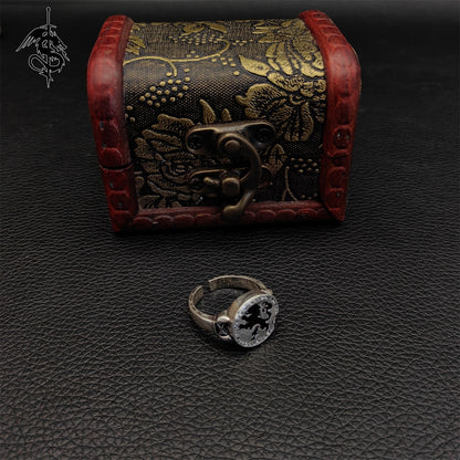 Leo Ring Alloy Open Ring Craft Replica