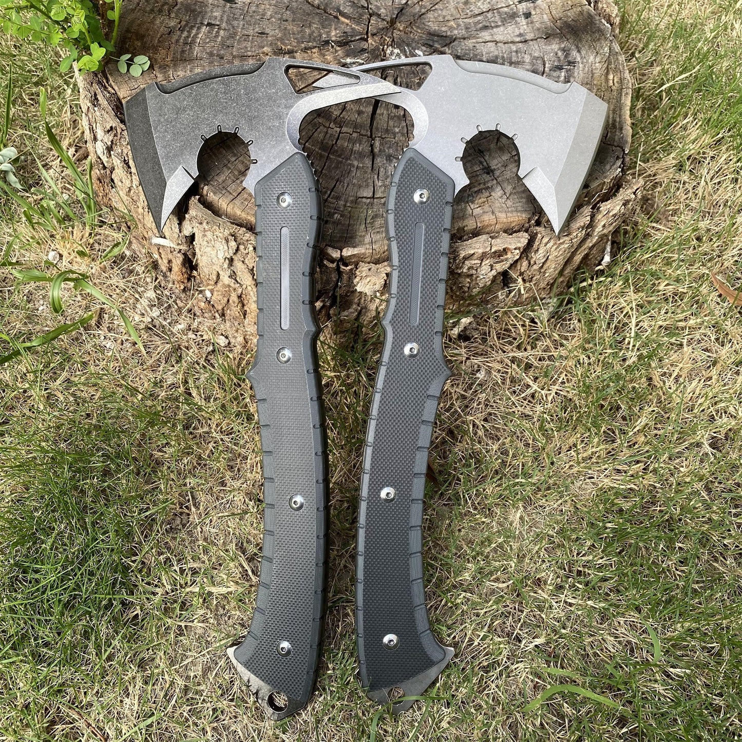 40CM / 15.7" 8Cr Steel Re9 Leon Hatchet Leon Axe Full Tang Camping Axe For Collection