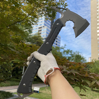 40CM / 15.7" 8Cr Steel Re9 Leon Hatchet Leon Axe Full Tang Camping Axe For Collection