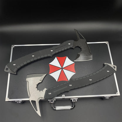 40CM / 15.7" 8Cr Steel Re9 Leon Hatchet Leon Axe Full Tang Camping Axe For Collection
