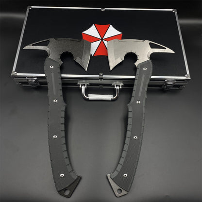 40CM / 15.7" 8Cr Steel Re9 Leon Hatchet Leon Axe Full Tang Camping Axe For Collection