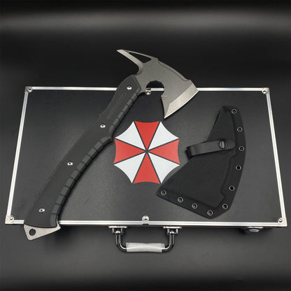 40CM / 15.7" 8Cr Steel Re9 Leon Hatchet Leon Axe Full Tang Camping Axe For Collection