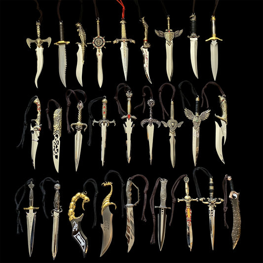 Metal Short Sword Letter Opener Set
