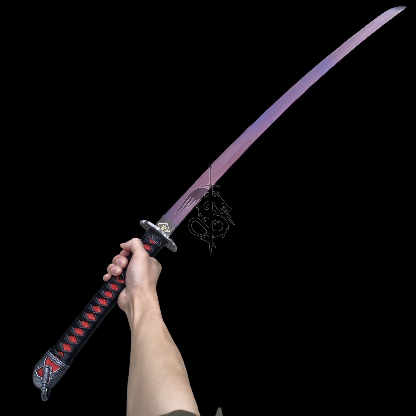 Life-Size Katana Set: Kusabimaru, Gracious Gift of Tears, Black Mortal Blade