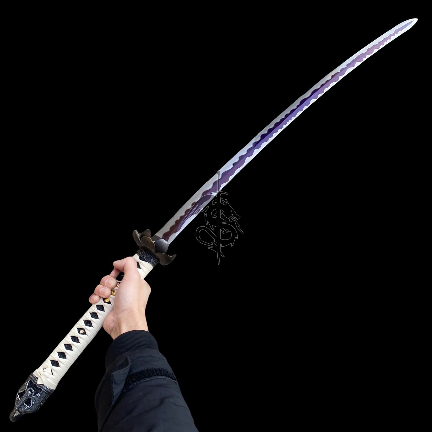 Life-Size Katana Set: Kusabimaru, Gracious Gift of Tears, Black Mortal Blade