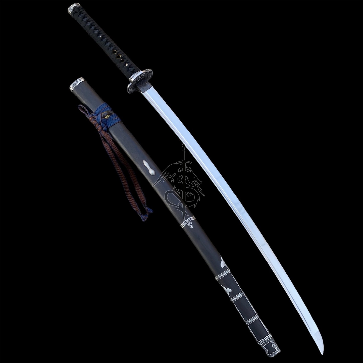 Life-Size Katana Set: Kusabimaru, Gracious Gift of Tears, Black Mortal Blade