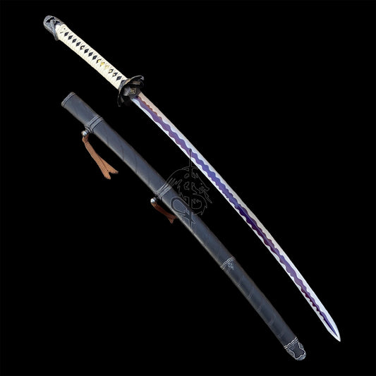 IRL Game Katana Black Mortal Blade Unsharpend USA Stock