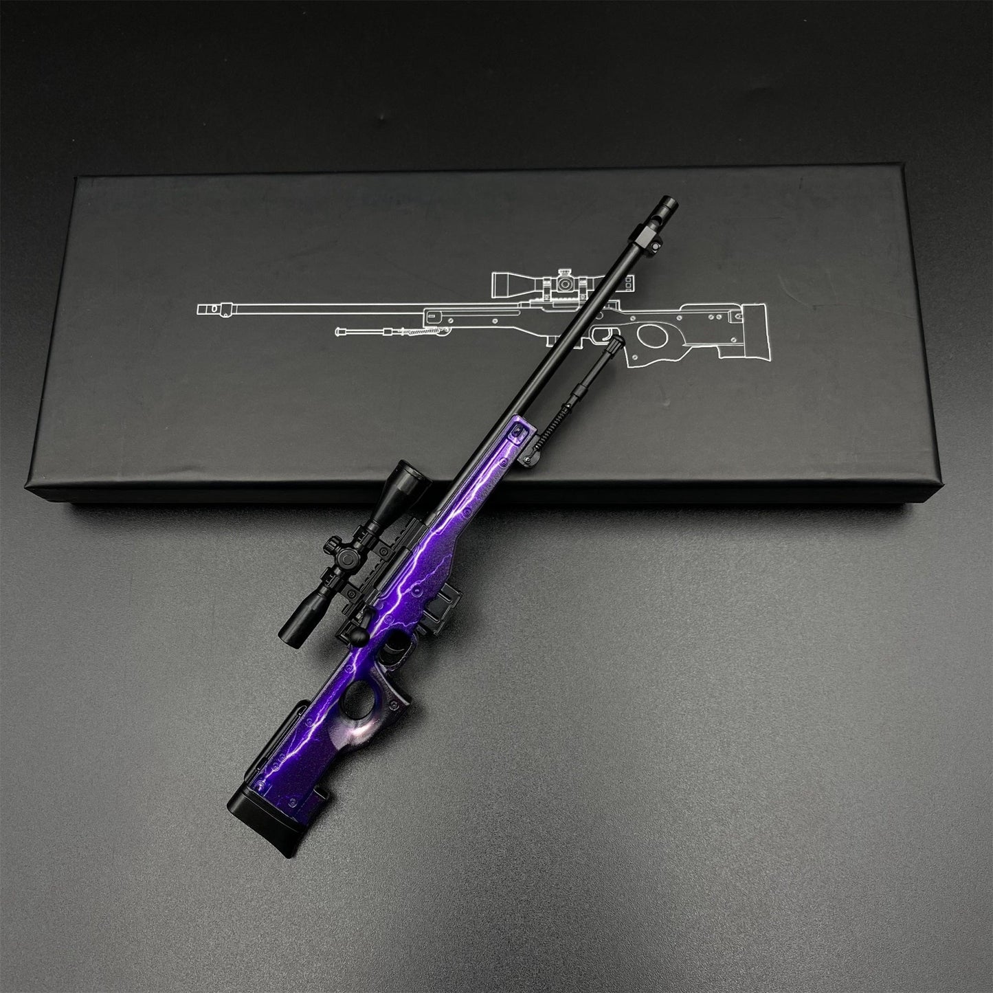 Hot Game CS2 Lightning Strike AWP Metal Replica Game Prop Collectible