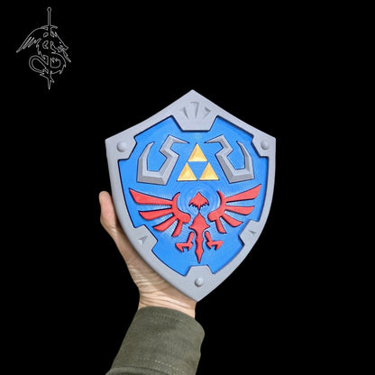 3D-Printed Link Master Sword & Hylian Shield Resin Replica