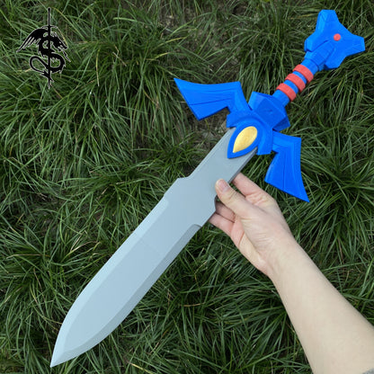 3D-Printed Link Master Sword & Hylian Shield Resin Replica