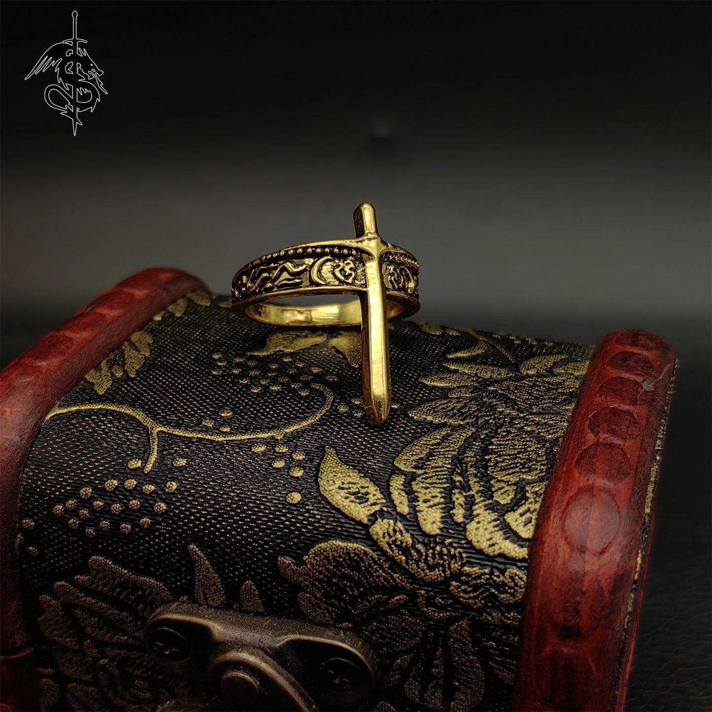 Alloy Lloyd's Sword Ring Cool Jewelry Gift