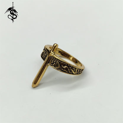 Alloy Lloyd's Sword Ring Cool Jewelry Gift