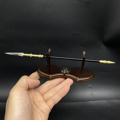 Chinese Ancient Three Kingdoms Long Sky Spear Metal Replica
