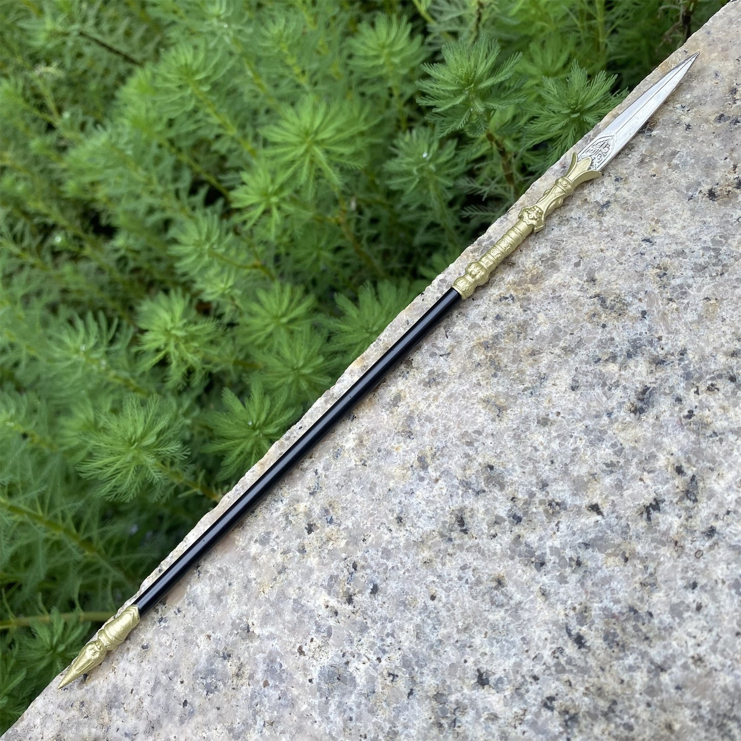 Chinese Ancient Three Kingdoms Long Sky Spear Metal Replica