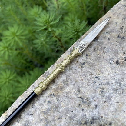 Chinese Ancient Three Kingdoms Long Sky Spear Metal Replica