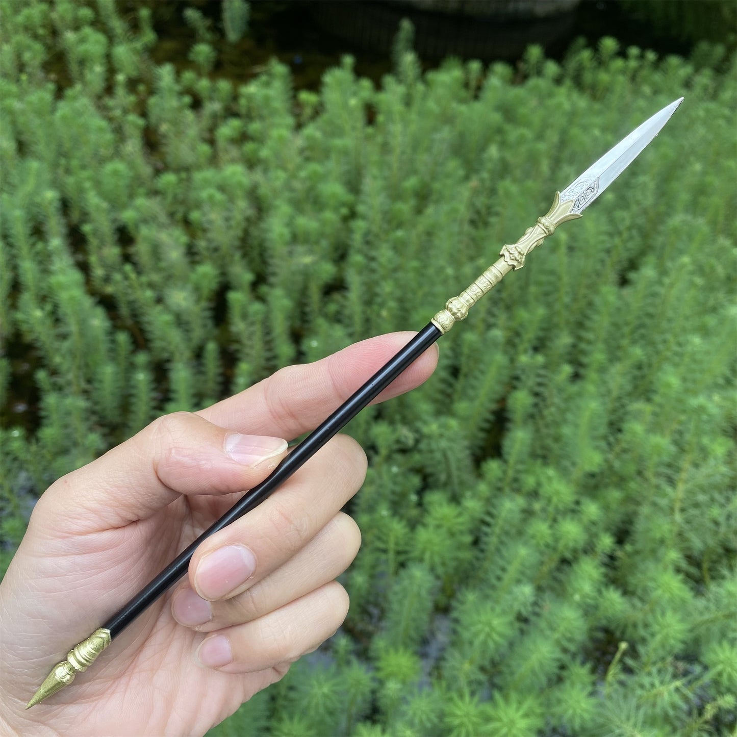 Chinese Ancient Three Kingdoms Long Sky Spear Metal Replica