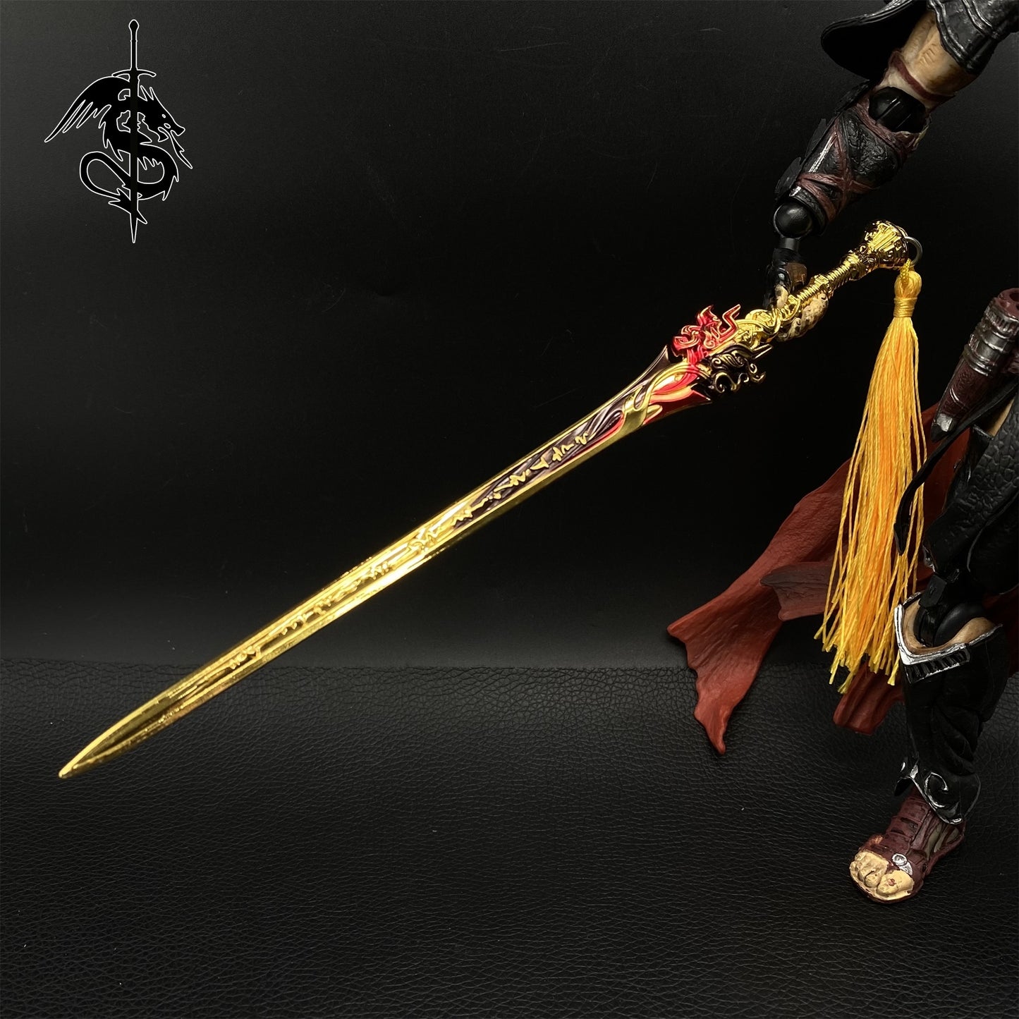 22cm Long Sword Clear Game Peripherals Props