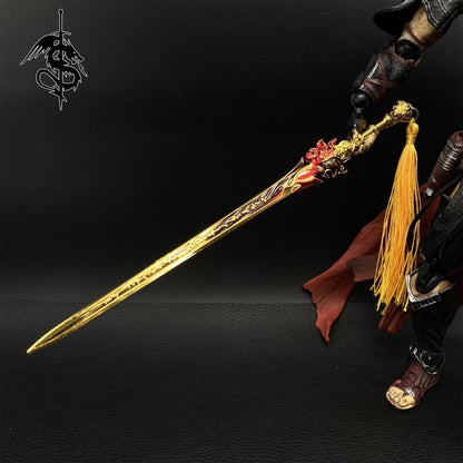 22cm Long Sword Clear Game Peripherals Props